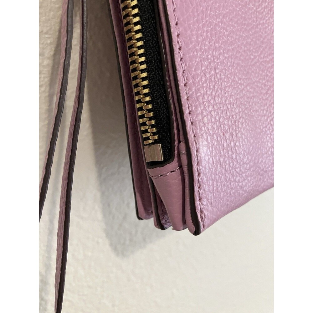 Oryany Genuine Leather Crossbody Bag Small Bright Lilac Purple Excellent - Picture 6 of 8